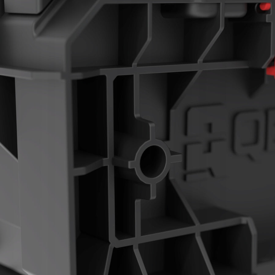 QBRICK SYSTEM PRO Modulinė dėžė juoda 18l įrankių dėžė