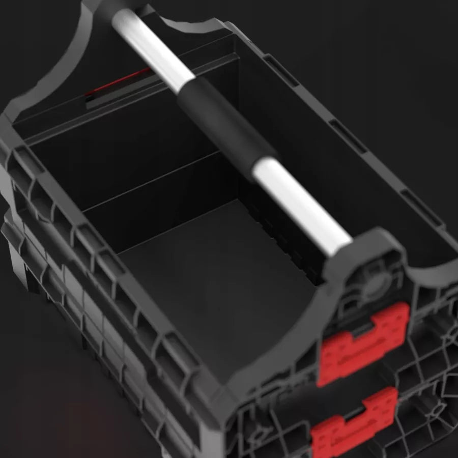 QBRICK SYSTEM PRO Modulinė dėžė juoda 18l įrankių dėžė