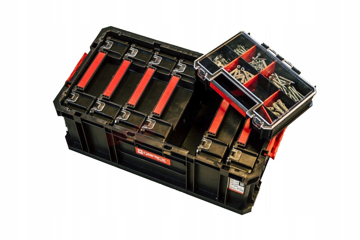 QBRICK SYSTEM TWO+TWO BOX200 + 6xTWO ORGANIZER MULTI įrankių dėžė