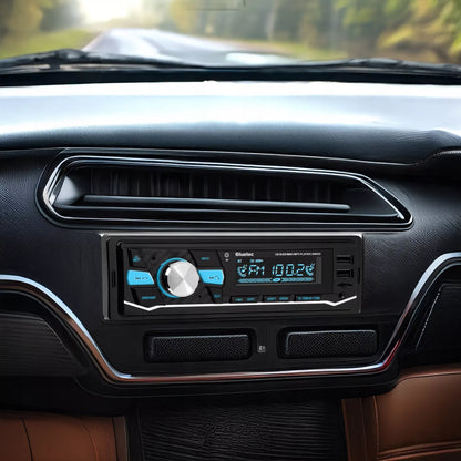 Automobilinis radijas 1-DIN Bluetooth 5.0 USB SD AUX MP3 Mikrofonas Nuotolinio valdymo pultelis Spalvos