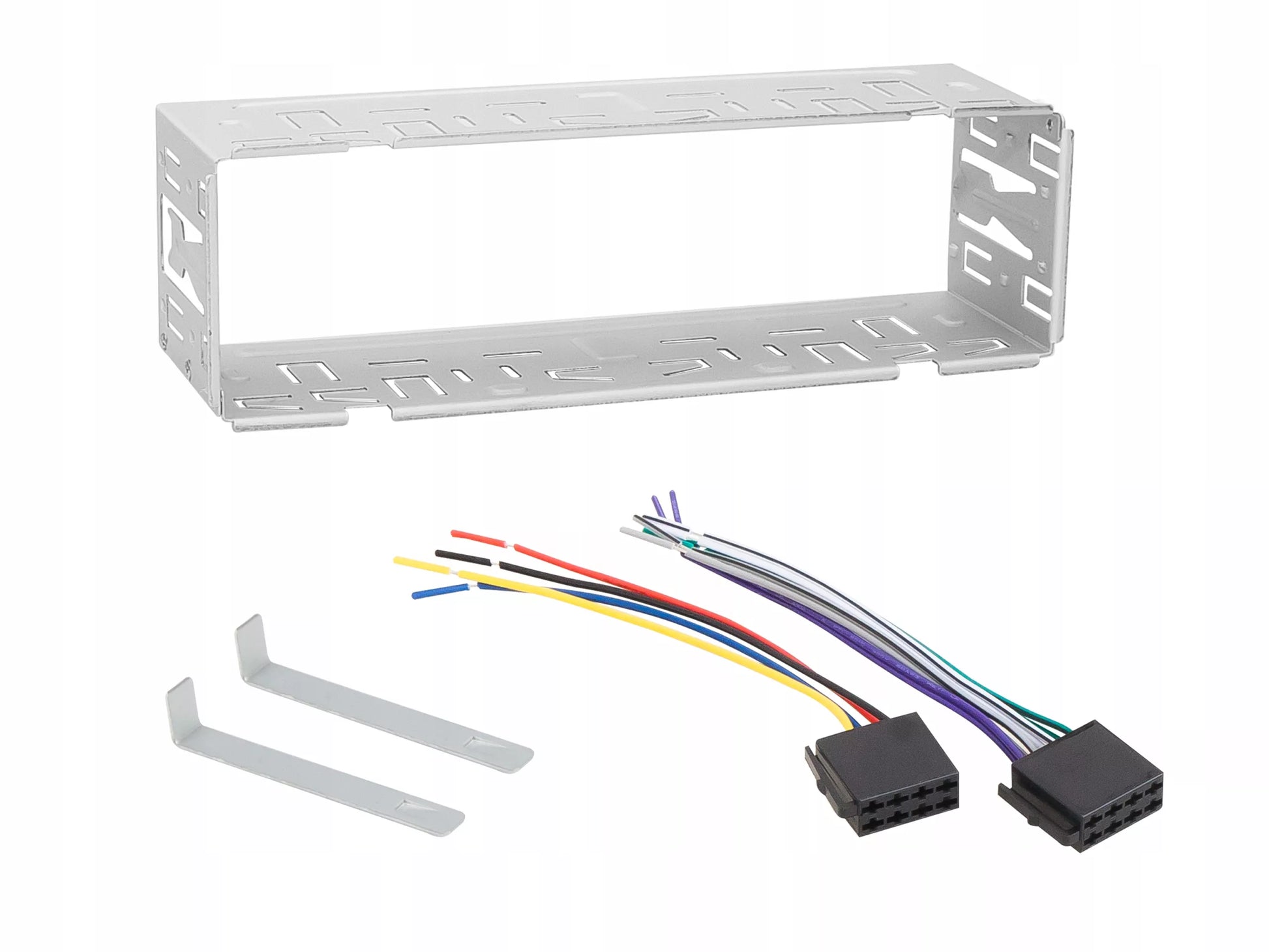 Automobilinis radijas 1-DIN Bluetooth USB SD RDS Spalvotas Rinkinys su pulteliu