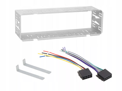 Automobilinis radijas 1-DIN Bluetooth USB SD RDS Spalvotas Rinkinys su pulteliu