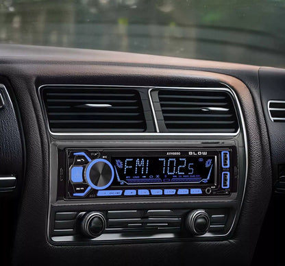 Automobilinis radijas 1-DIN Bluetooth USB SD RDS Spalvotas Rinkinys su pulteliu
