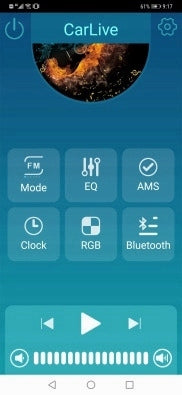 Automobilio radijas su Bluetooth, 1-DIN, USB, AUX, SD, mikrofonas, nuotolinio valdymo pultas, baterija, komplektas