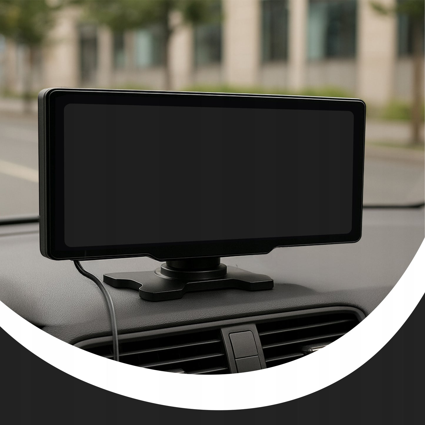 Automobilinis radijas BLUETOOTH ANDROID AUTO APPLE CARPLAY 1DIN EKRANAS 10,26''