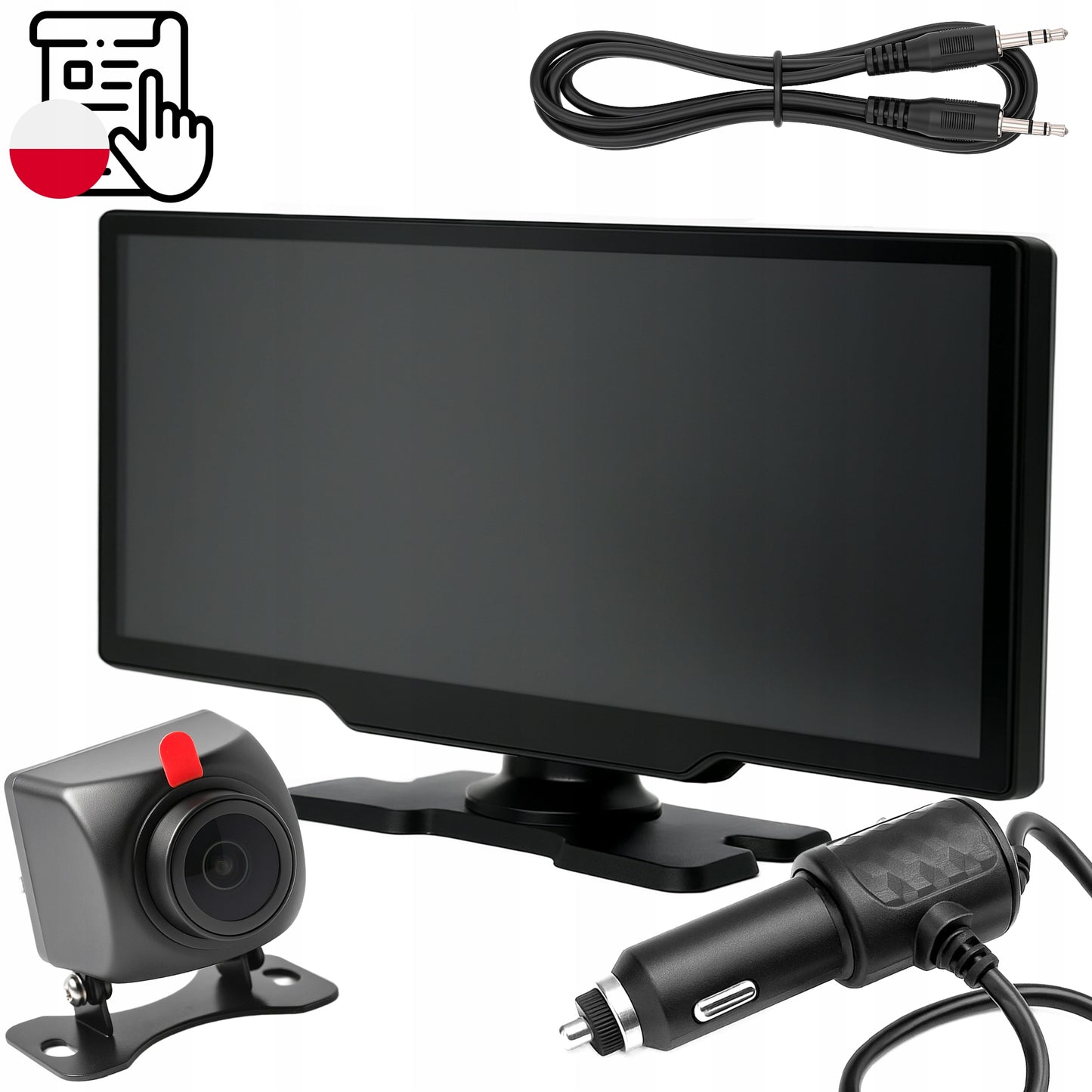 Automobilinis radijas BLUETOOTH ANDROID AUTO APPLE CARPLAY 1DIN EKRANAS 10,26''