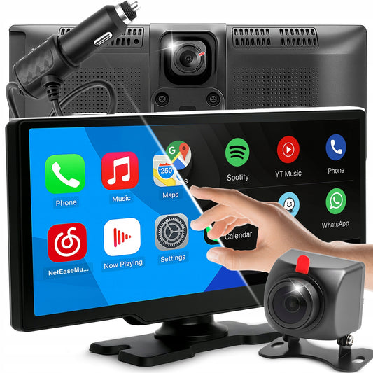 Automobilinis radijas BLUETOOTH ANDROID AUTO APPLE CARPLAY 1DIN EKRANAS 10,26''