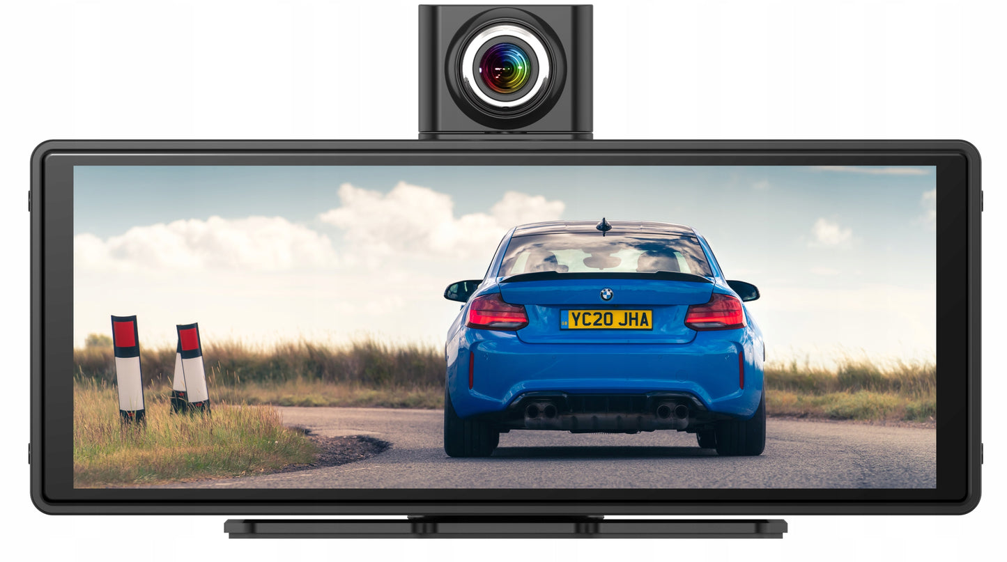 Automobilinė radijo stotelė su monitoriumi, CarPlay, kamera, Android Auto, multimedijos stotis