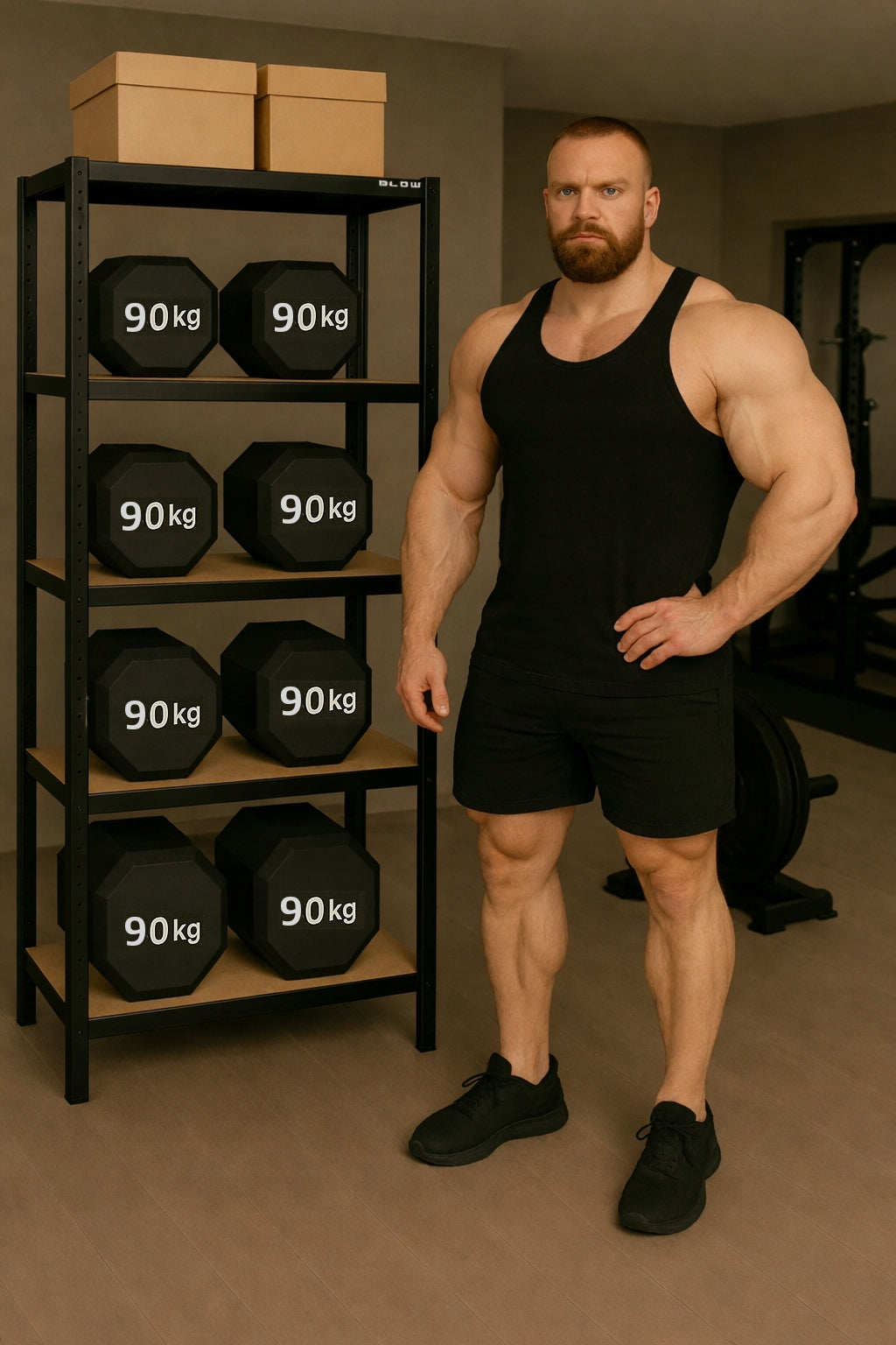 METALINĖ SANDĖLIAVIMO LENTYNĖLA 180x90x40cm 5 MDF LENTYNĖLĖS 180kg 900kg GARAŽUI