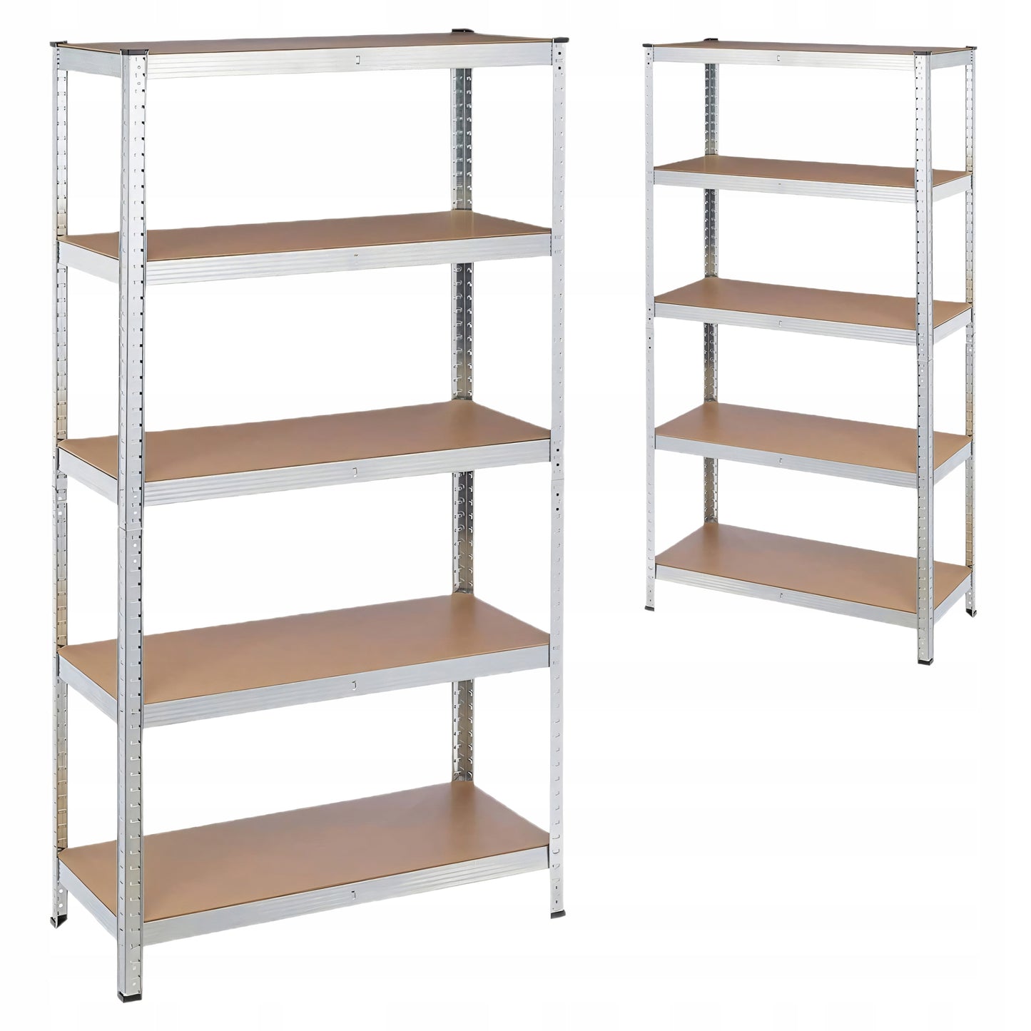 METALINĖ SANDĖLIAVIMO LENTYNĖLĖ 2 viename 5 lentynos 180X90X40CM 875KG GARAZINĖ STUMDOMA