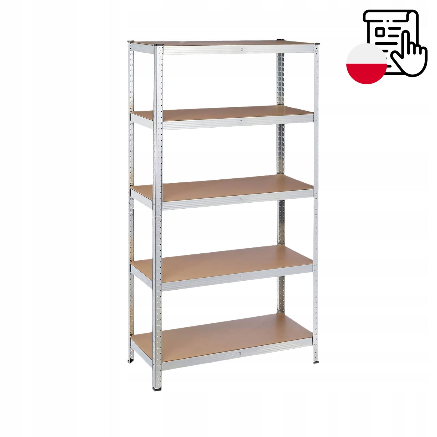 METALINĖ SANDĖLIAVIMO LENTYNĖLĖ 2 viename 5 lentynos 180X90X40CM 875KG GARAZINĖ STUMDOMA