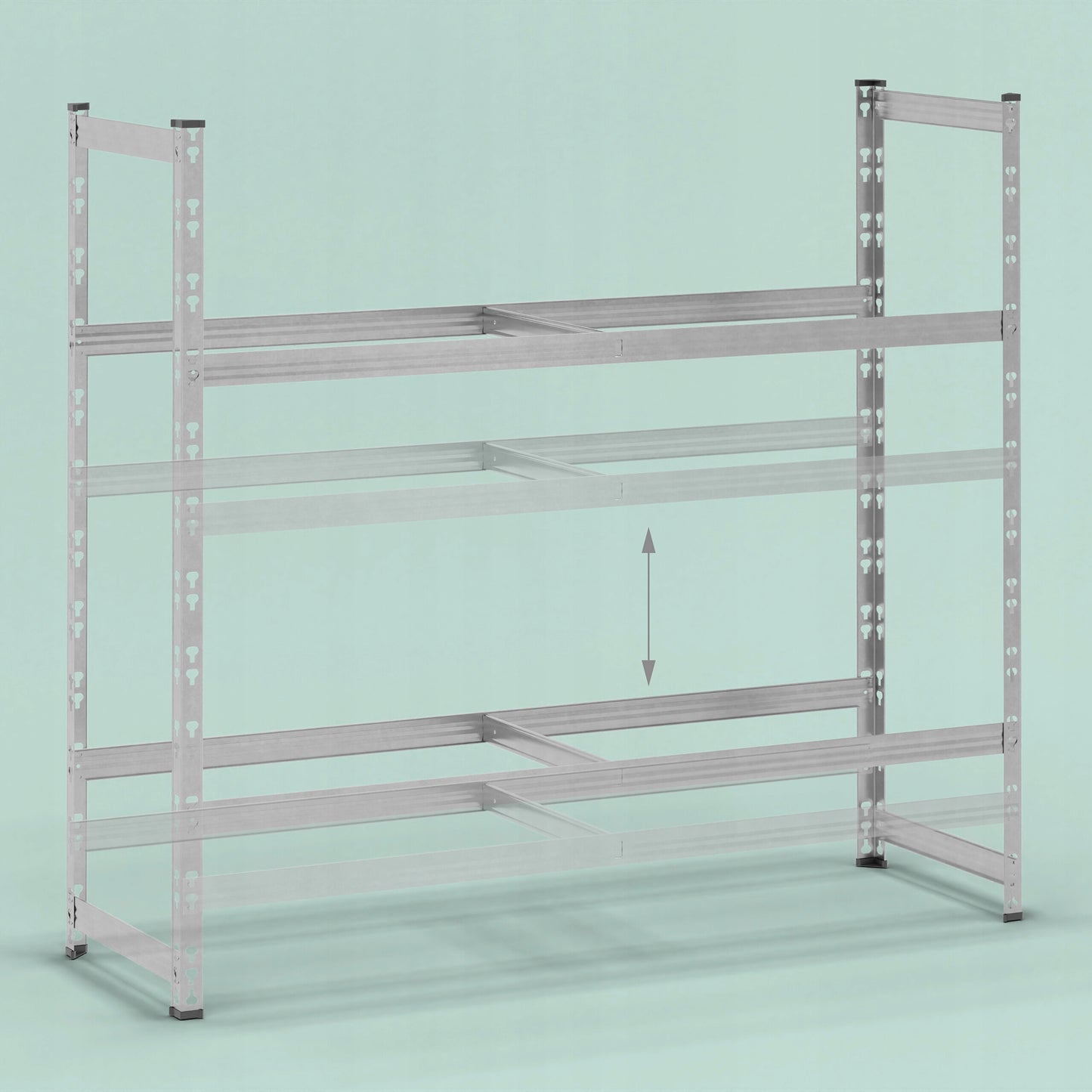 METALINIS STOVAS ANT RATUKŲ PADANGOMS LAIKYTI, LENTYNA 8 PADANGOMS, STOVAS GARAŽUI, TVIRTAS