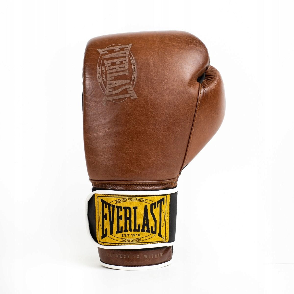 Bokso pirštinės EVERLAST rudos 12 uncijų + DOVANŲ