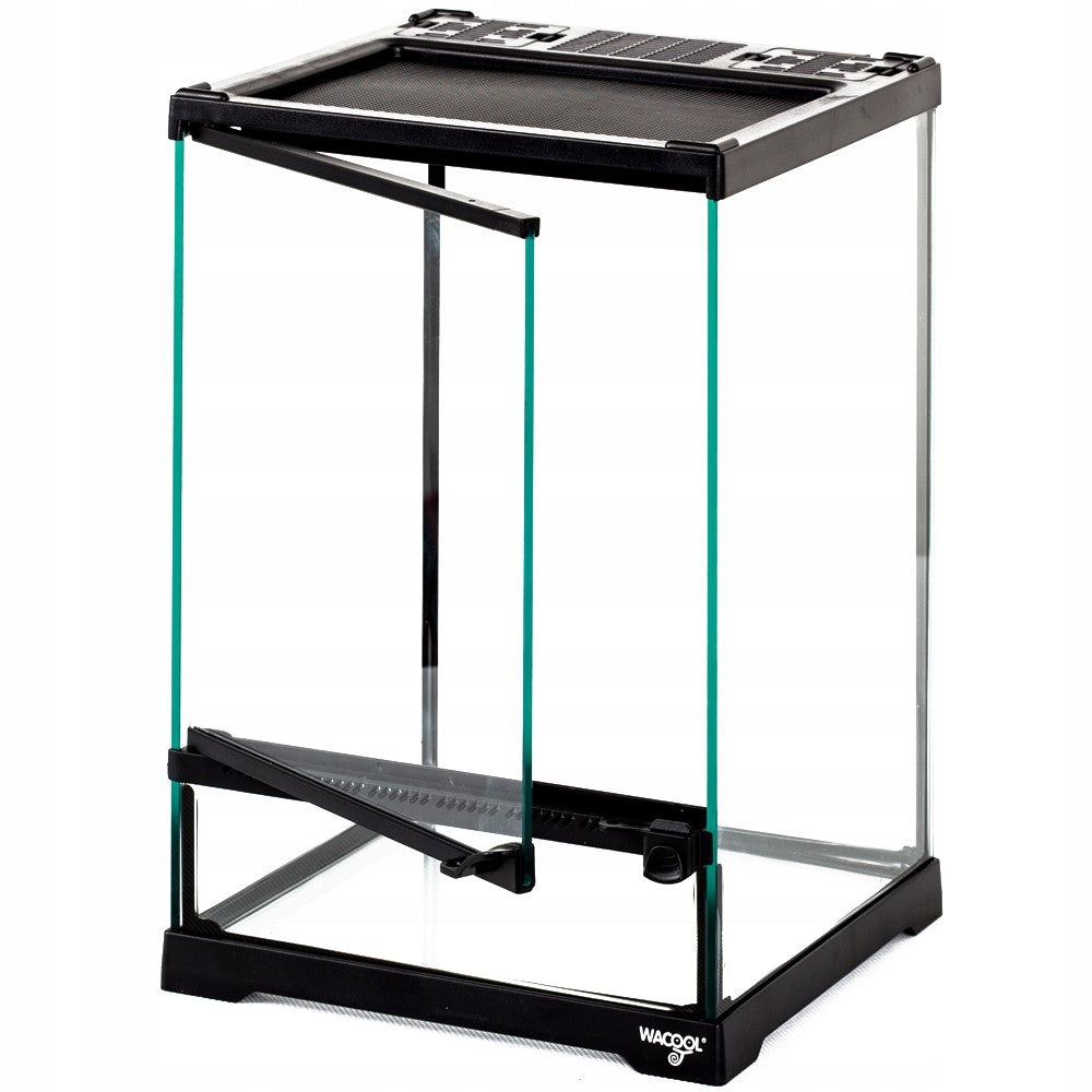 REPTI-ZOO TERARIUMAS 21x21x30 – PATVARUS VANDENĮ ATSPARUS ROPLIAMS IR VABZDŽIAMS