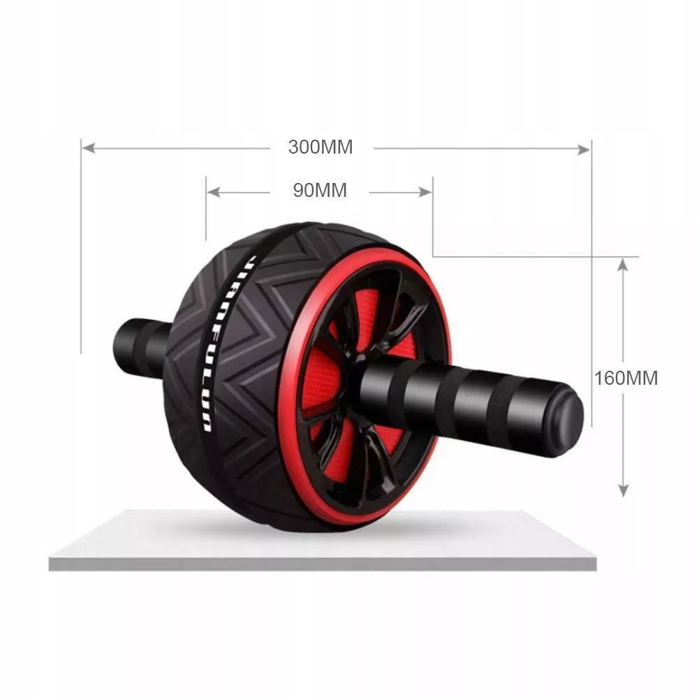 AB WHEEL RAUDZELIS TRENIRUOTĖMS SUSTIPRINTI PILVO RAUMENIS + MINI kilimėlis
