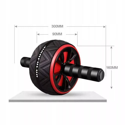 AB WHEEL RAUDZELIS TRENIRUOTĖMS SUSTIPRINTI PILVO RAUMENIS + MINI kilimėlis