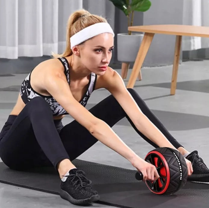 AB WHEEL RAUDZELIS TRENIRUOTĖMS SUSTIPRINTI PILVO RAUMENIS + MINI kilimėlis
