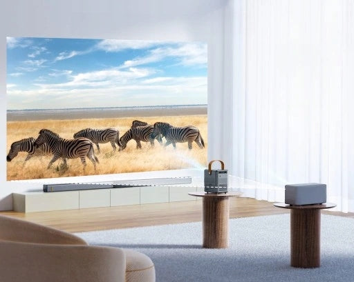 Mini LED Nešiojamas Projektorius TV Feegar SHOW WiFi 5G Bluetooth FOCUS