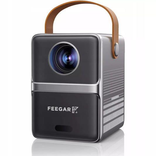 Mini LED Nešiojamas Projektorius TV Feegar SHOW WiFi 5G Bluetooth FOCUS