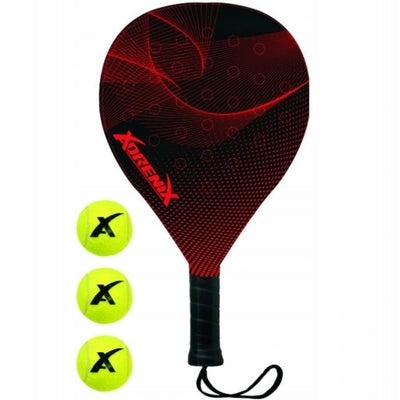 ADRENIX PRO irklų teniso raketė + 3 kamuoliukai nemokamai - Paplūdimio teniso rinkinys