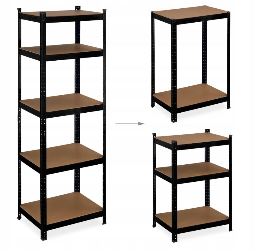 Aukštas garažinis stelažas 180x60x45cm, iki 500kg apkrovos