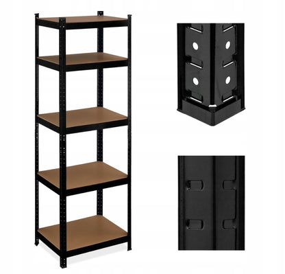 Aukštas garažinis stelažas 180x60x45cm, iki 500kg apkrovos