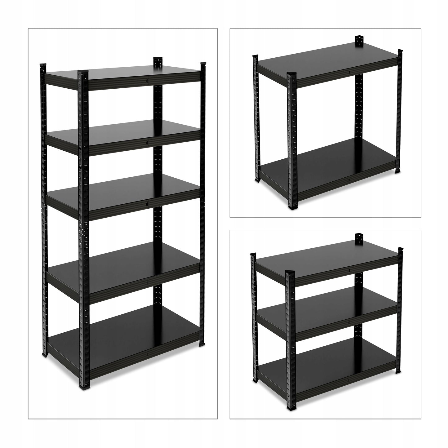 Metalinė sandėliavimo lentyna Relaxdays 150 x 75 x 30 cm, maks. 175 kg vienai lentynai