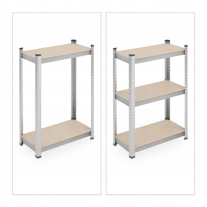 Metalinė sandėliavimo lentyna Relaxdays 180 x 60 x 30 cm, maks. 100 kg ant lentynos