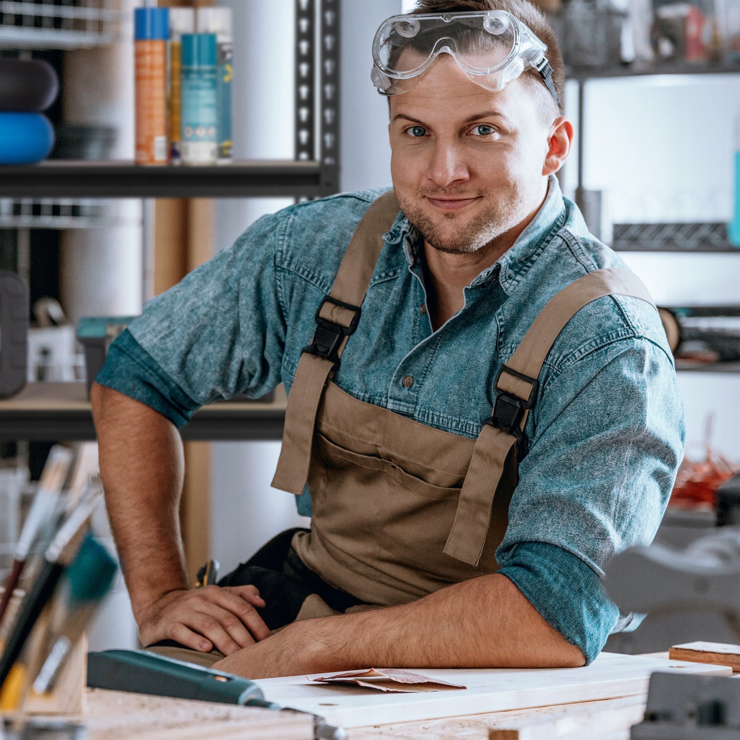 Metalinė sandėliavimo lentyna Relaxdays 183 x 91 x 46 cm, maks. 1800 kg vienai lentynai