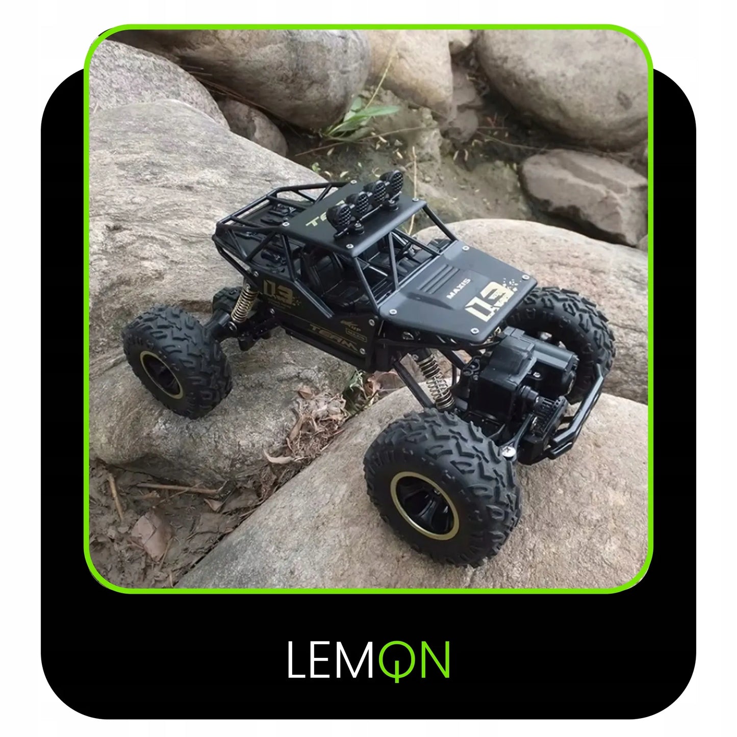 Nuotoliniu būdu valdomas automobilis 4WD visureigis 4x4 Crawler LEMON Rocker