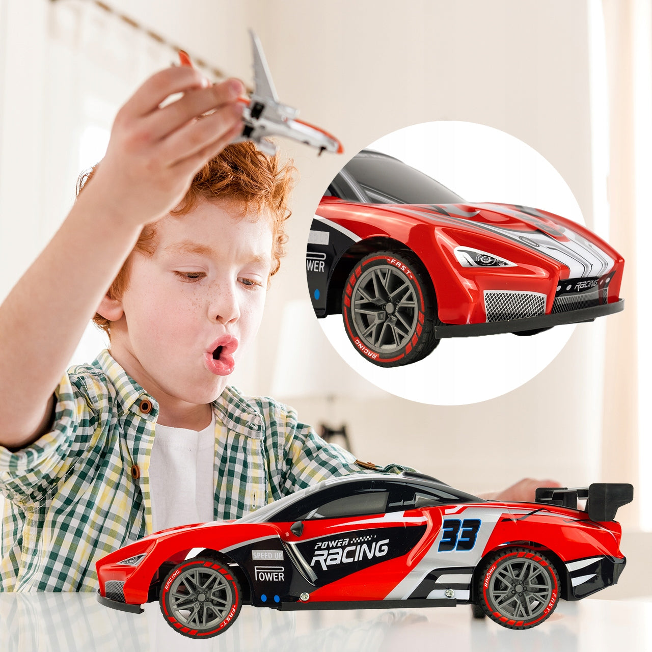 RC NUOTOLINIU VALDOMAS AUTOMOBILIS 1:12 AUTOMOBILIS SU PILOTU Kietas LED APŠVIETIMAS