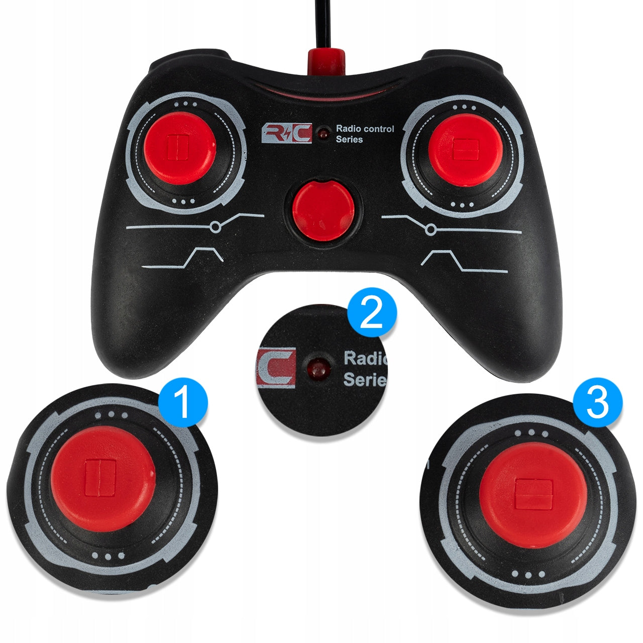 RC NUOTOLINIU VALDOMAS AUTOMOBILIS 1:12 AUTOMOBILIS SU PILOTU Kietas LED APŠVIETIMAS