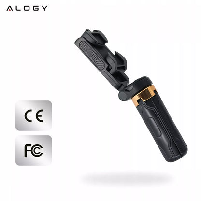 Asmenukių lazdelė Alogy FlexiShot su trikoju ir Bluetooth pulteliu, juoda