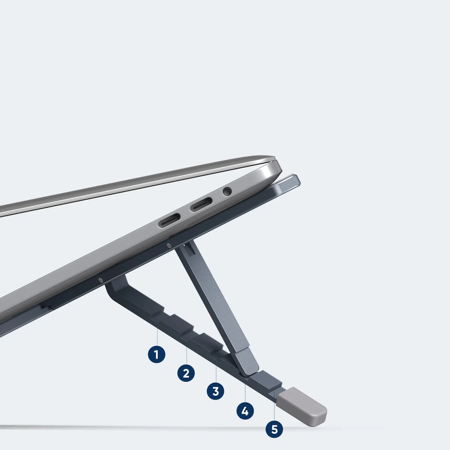 Sulankstomas reguliuojamas nešiojamojo kompiuterio stovas, skirtas Laptop / MacBook Air Pro