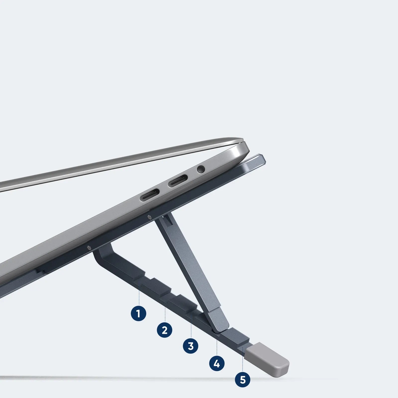 Sulankstomas reguliuojamas nešiojamojo kompiuterio stovas, skirtas Laptop / MacBook Air Pro