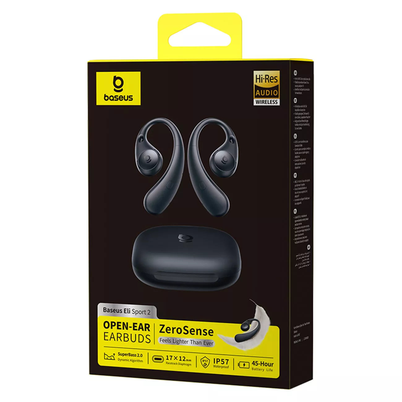 Belaidės ausinės BASEUS Eli Sport 2 OWS ENC su Bluetooth 6.0 ir ausų lankeliais