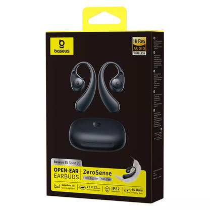 Belaidės ausinės BASEUS Eli Sport 2 OWS ENC su Bluetooth 6.0 ir ausų lankeliais
