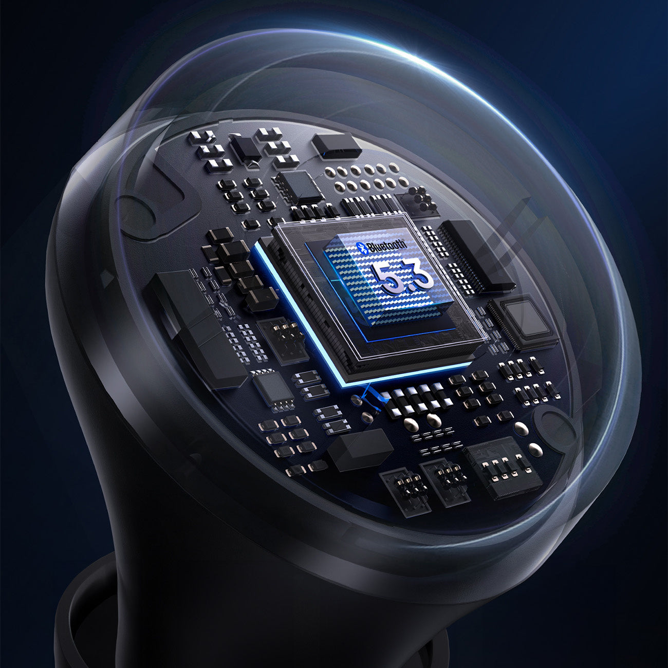 Belaidės Bluetooth ausinės BASEUS į ausį, dokanalinės TWS ENC IPX4