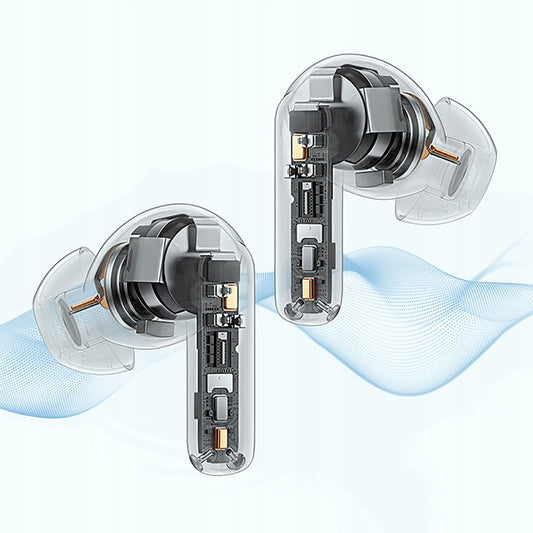 TWS ausinės BASEUS BASS BP1 PRO dedamos į ausį su aktyviu triukšmo slopinimu (ANC) BLUETOOTH