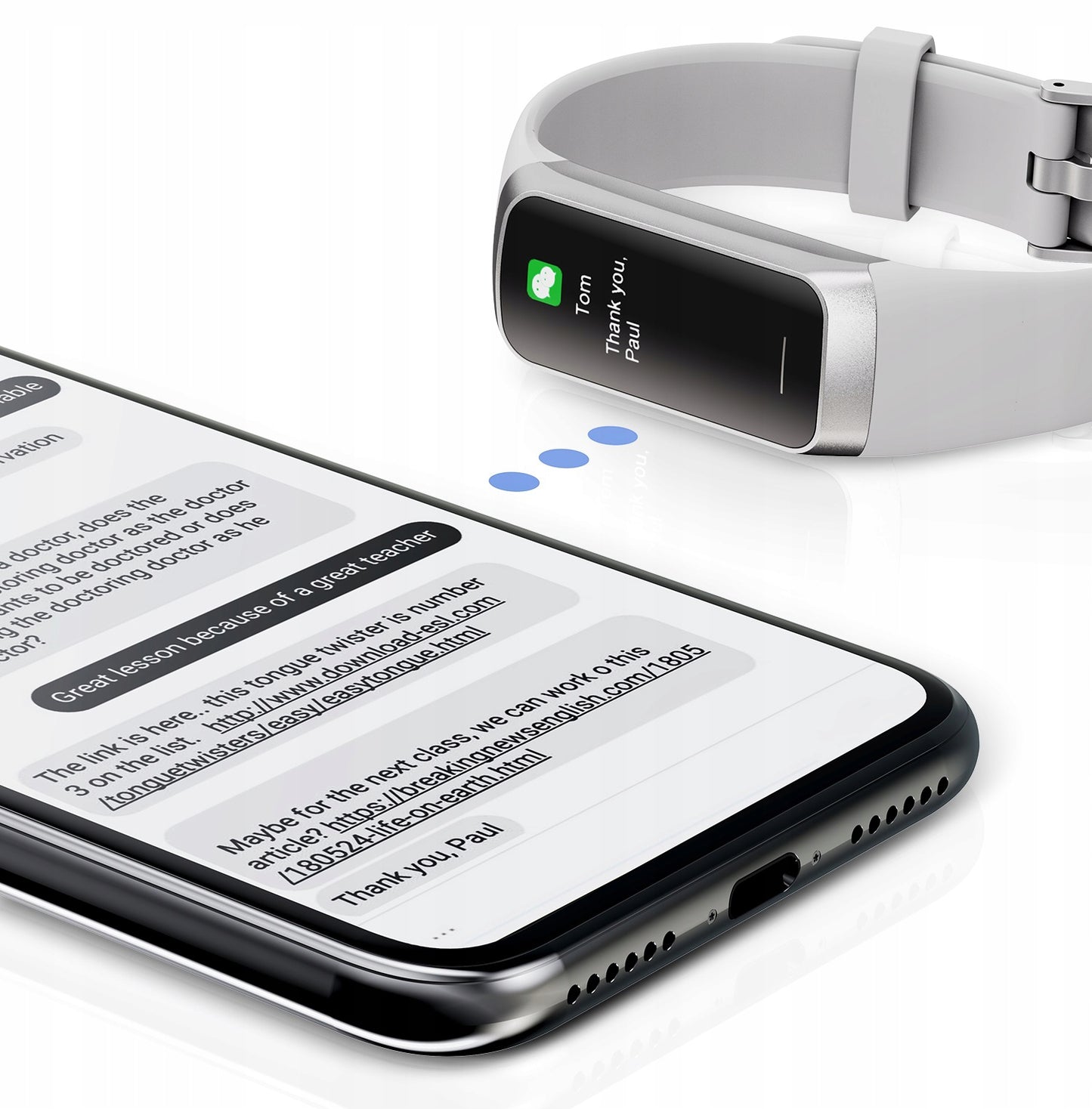 Auksinis moteriškas išmanusis laikrodis AMOLED sportas atsparus vandeniui SMS Smartband