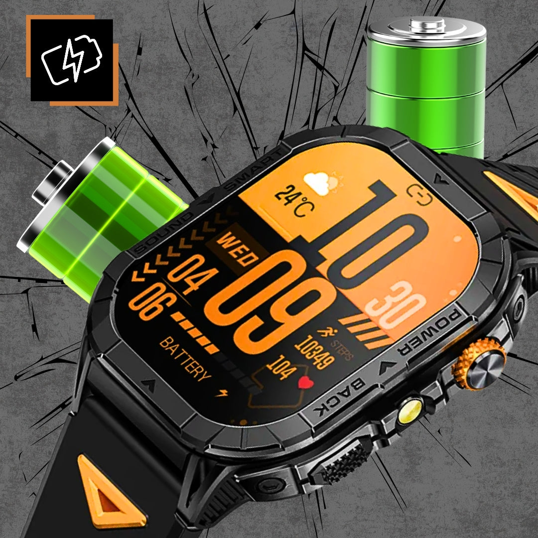 Išmanusis laikrodis Vyriškas Sportinis Skambučiai Bluetooth Vandeniui Atsparus PL Meniu