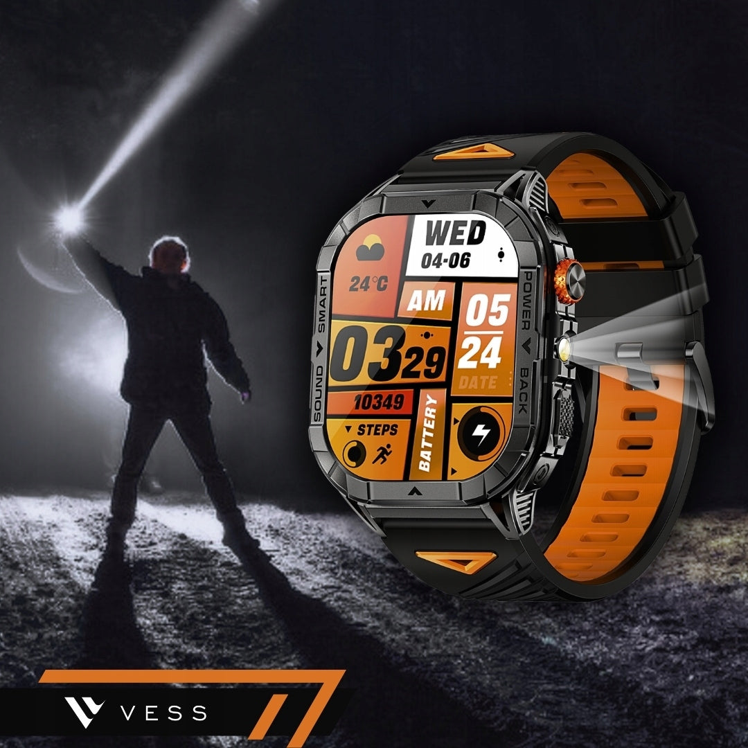 Išmanusis laikrodis Vyriškas Sportinis Skambučiai Bluetooth Vandeniui Atsparus PL Meniu