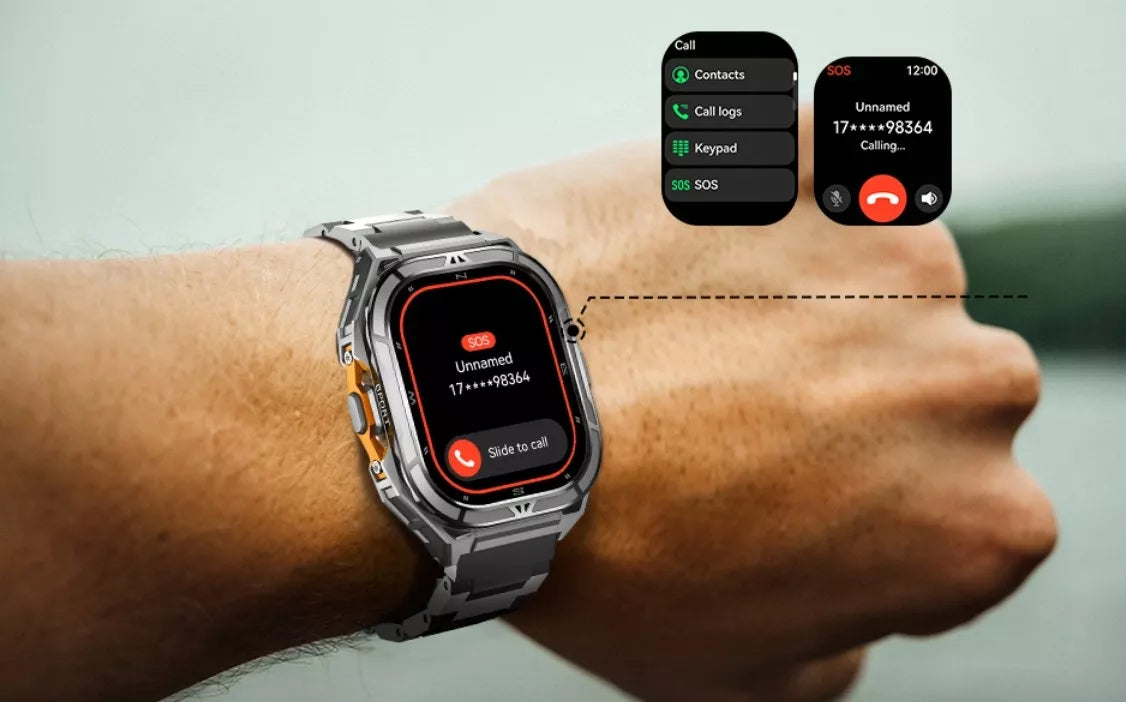 IŠMANUSIS LAIKRODIS VYRIŠKAS CUBOT GT3 AMOLED GPS SKAMBUČIAI ŠARVUOTAS KARINIS !