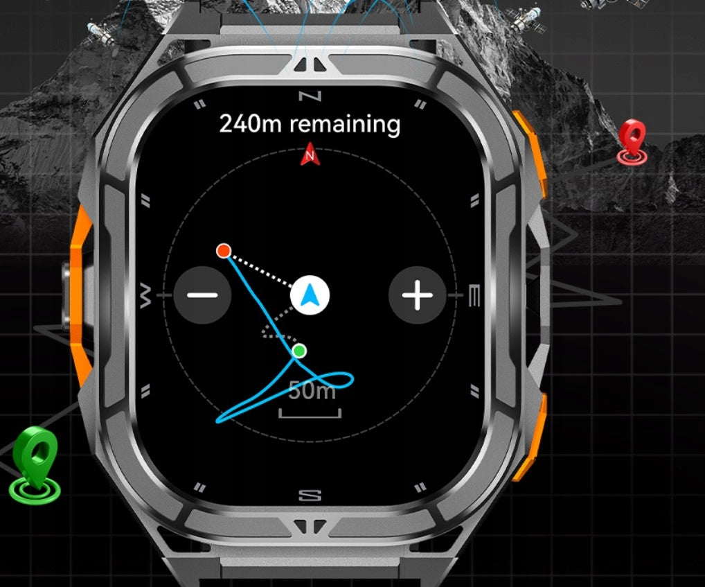 IŠMANUSIS LAIKRODIS VYRIŠKAS CUBOT GT3 AMOLED GPS SKAMBUČIAI ŠARVUOTAS KARINIS !