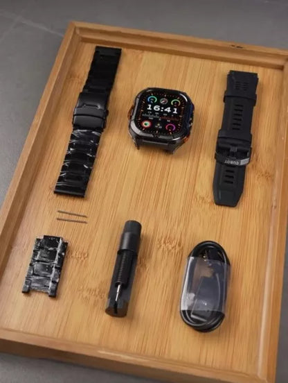IŠMANUSIS LAIKRODIS VYRIŠKAS CUBOT GT3 AMOLED GPS SKAMBUČIAI ŠARVUOTAS KARINIS !