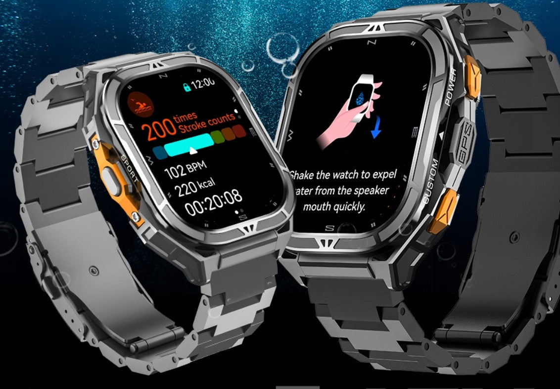 IŠMANUSIS LAIKRODIS VYRIŠKAS CUBOT GT3 AMOLED GPS SKAMBUČIAI ŠARVUOTAS KARINIS !