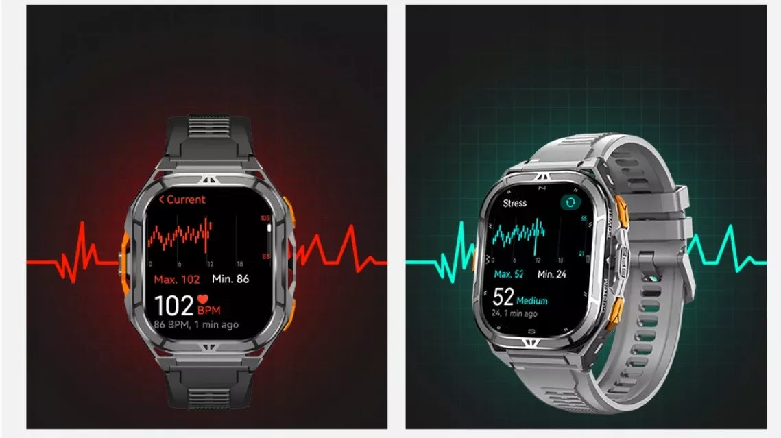 IŠMANUSIS LAIKRODIS VYRIŠKAS CUBOT GT3 AMOLED GPS SKAMBUČIAI ŠARVUOTAS KARINIS !
