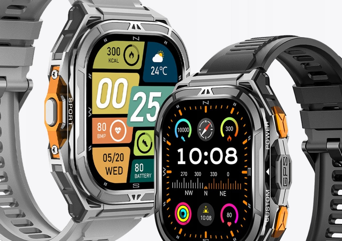 IŠMANUSIS LAIKRODIS VYRIŠKAS CUBOT GT3 AMOLED GPS SKAMBUČIAI ŠARVUOTAS KARINIS !