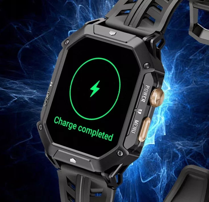 Išmanusis laikrodis vyriškas CUBOT X1 AMOLED su skambučiais, tvirtas, atsparus vandeniui