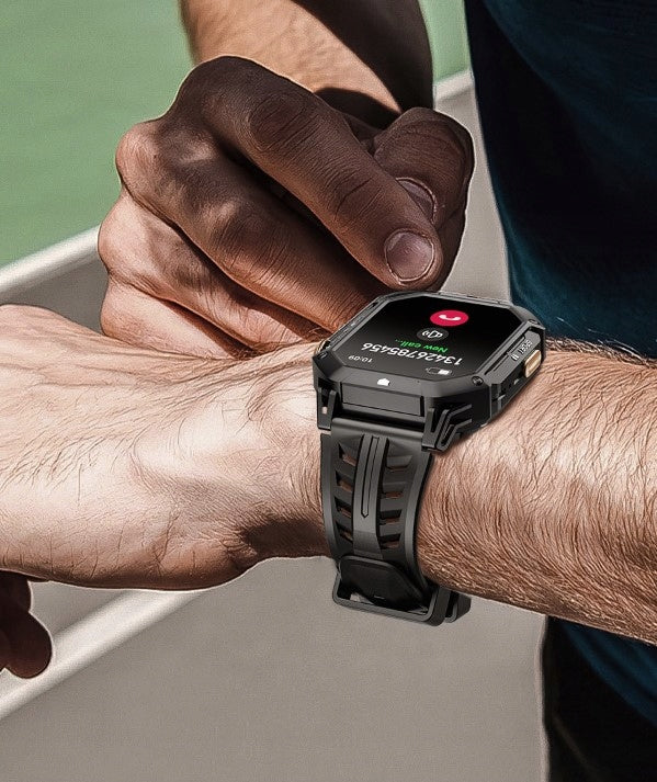 Išmanusis laikrodis vyriškas CUBOT X1 AMOLED su skambučiais, tvirtas, atsparus vandeniui